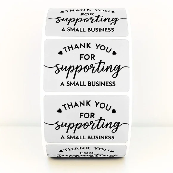 Customer Appreciation Stickers - Small Business Packaging Seals sticker label - Picture 10 of 11